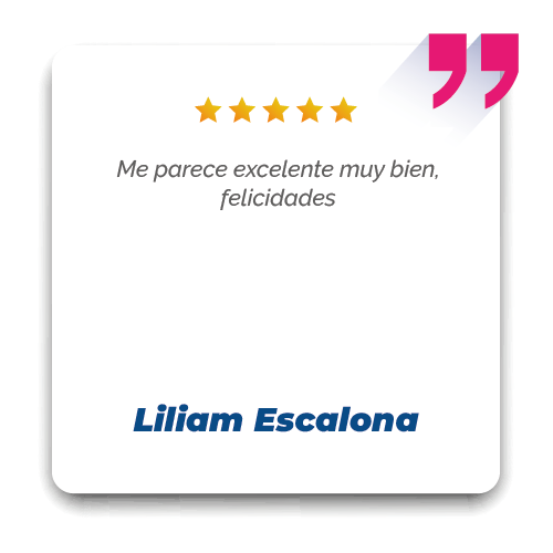 testimonios Liliam Escalona Me parece excelente muy bien, felicidades